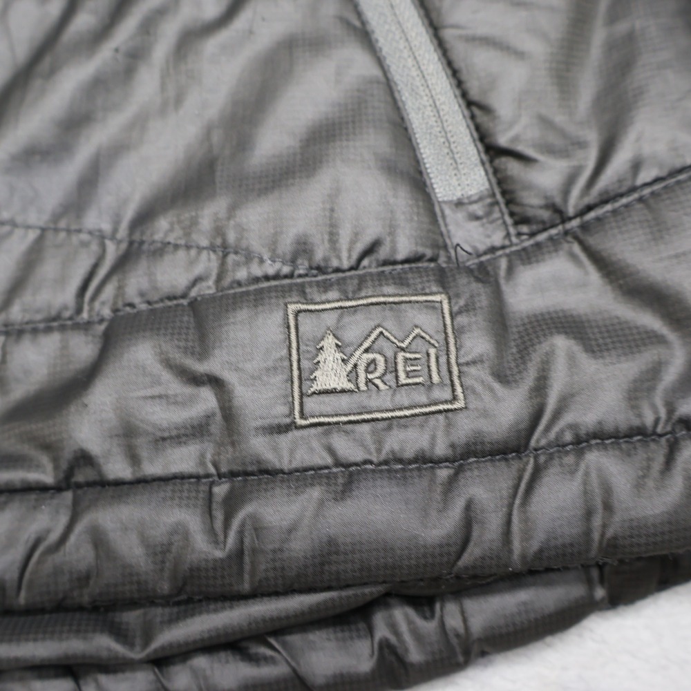 REI Jacket Womens Medium Black Insulated Full Zip Light Pack Quilted Puffer Snow - Picture 3 of 13